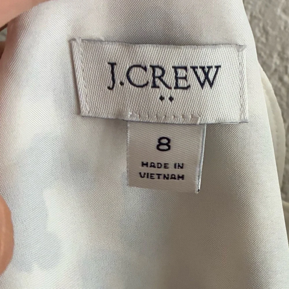 J. Crew Leopard Scalloped Edge Cami Spaghetti Strap 8